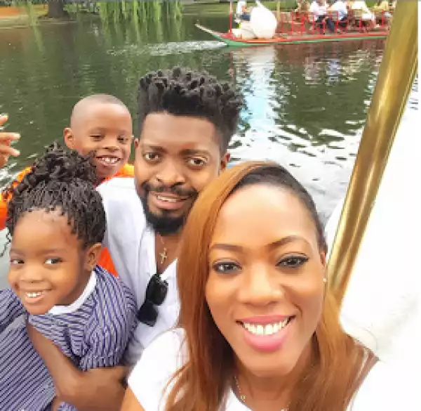 Basketmouth Having Fun With Family In Boston [See Photos]